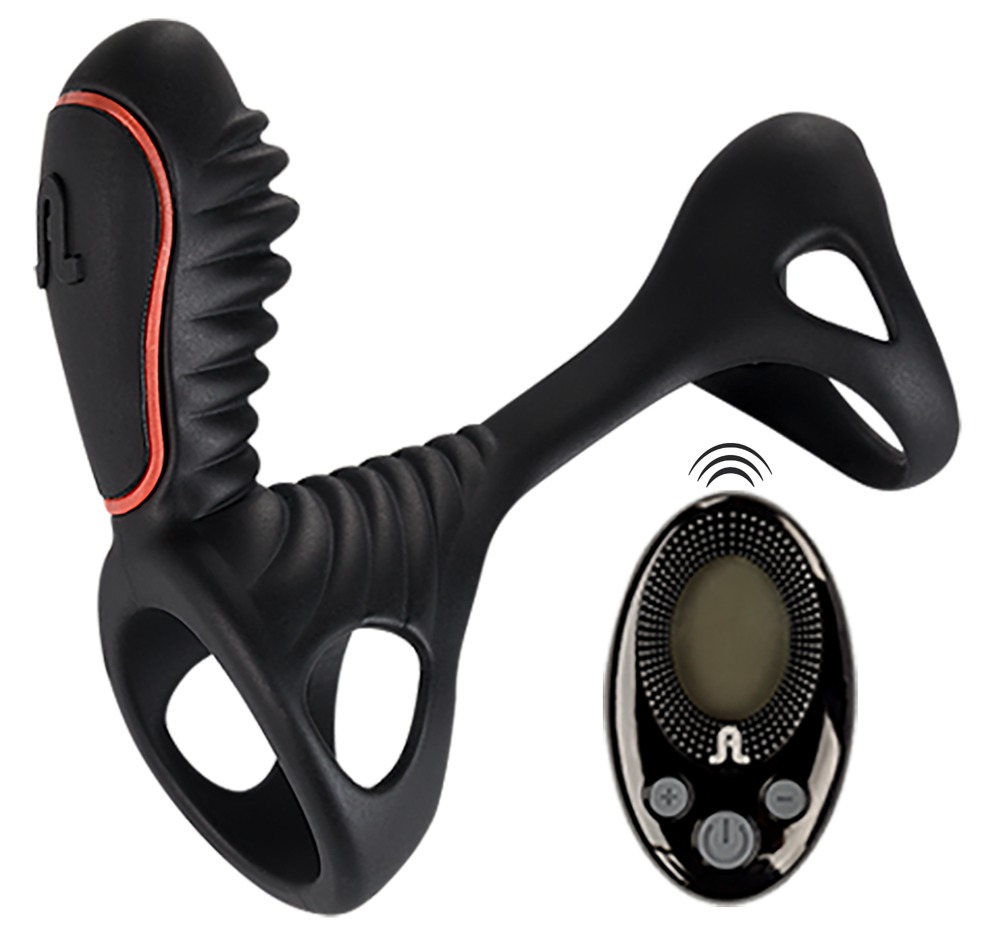 Vibropenisring ´´Gladiator´´ mit 10 Vibrationsrhythmen, wiederaufladbar Vibropenisring ´´Gladiator´´ mit 10 Vibrationsrhythmen, wiederaufladbar