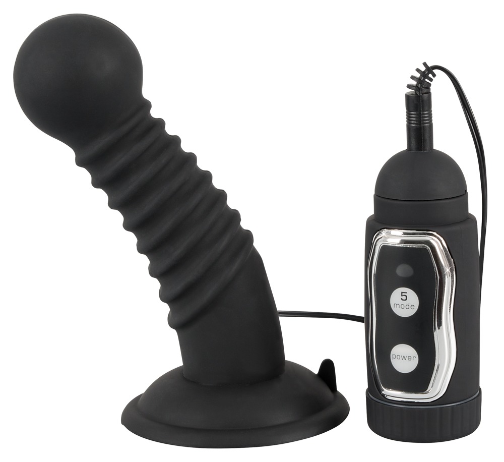 Analvibrator mit 5 Rotationsstufen und Fernbedienung, Saugfuß Analvibrator mit 5 Rotationsstufen und Fernbedienung, Saugfuß