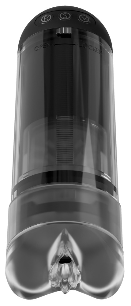 Penispumpe „Extender Pro Vibrating Pump“, längenverstellbar und wiederaufladbar