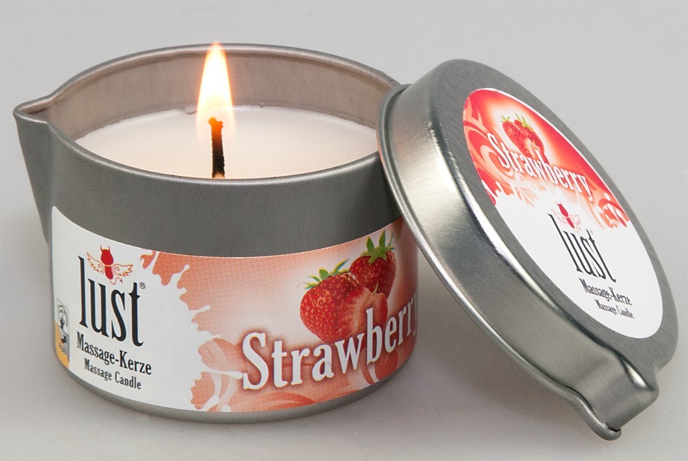Massagekerze „Erdbeere”, 50 ml Massagekerze „Erdbeere”, 50 ml