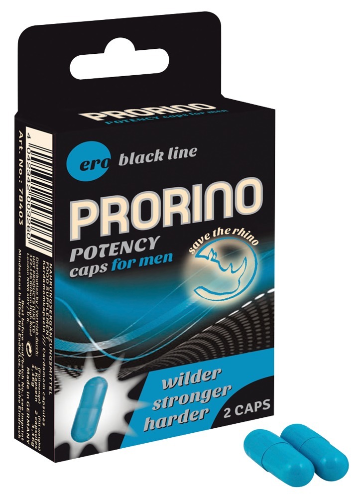 Kapseln „Potency“, Nahrungsergänzungsmittel