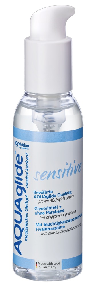 Gleitgel „AQUAglide sensitive´´, duftneutral Gleitgel „AQUAglide sensitive´´, duftneutral
