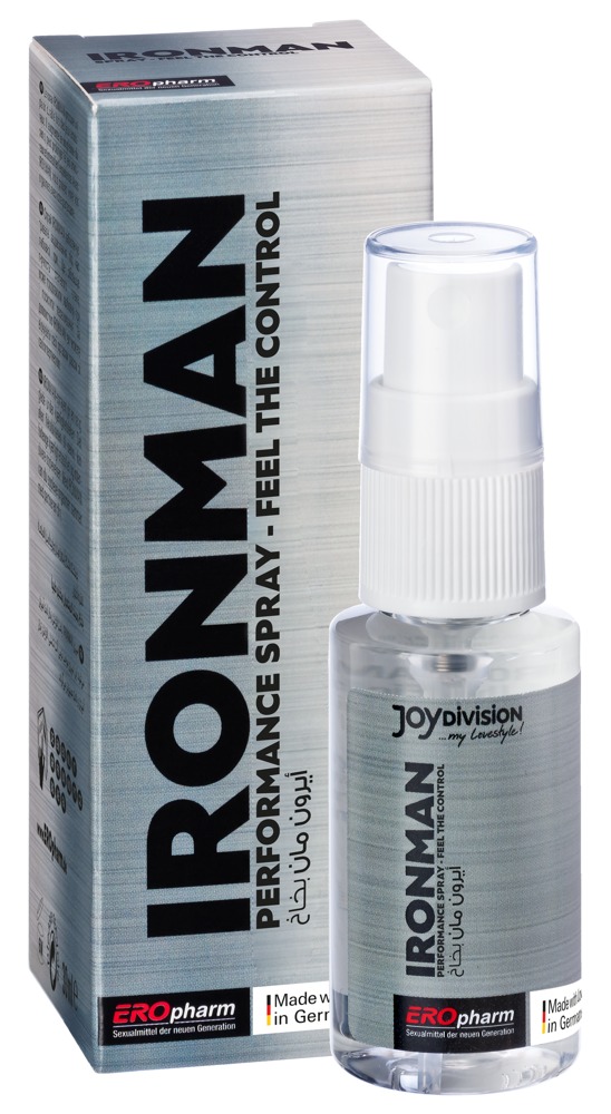 Penisspray „Ironman Performance Spray - Feel the Control“