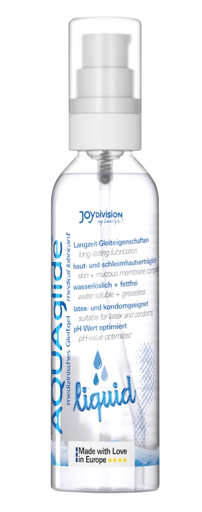 Gleitgel „AQUAglide liquid“ auf Wasserbasis, vegan