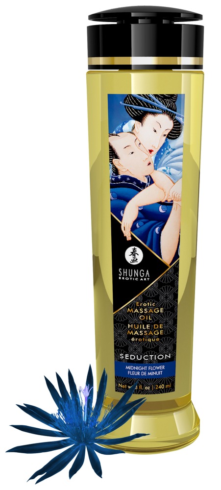 „Erotic Massage Oil“ aus 100% kaltgepressten natürlichen Ölen