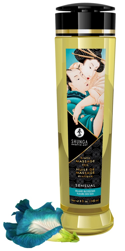 „Erotic Massage Oil“ aus 100% kaltgepressten natürlichen Ölen