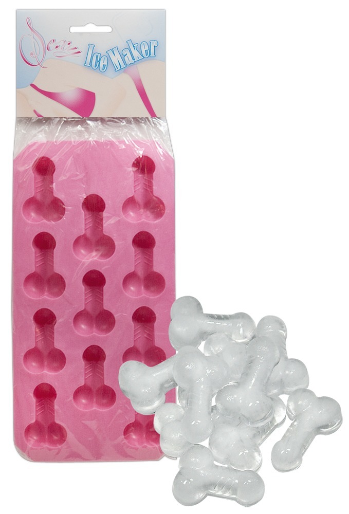 Eiswürfelform „Sexy Ice Maker“ für 11 Eiswürfel in Penisform