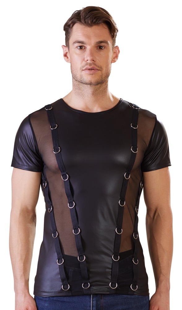 Shirt im Mattlook/Powernet und Ringen