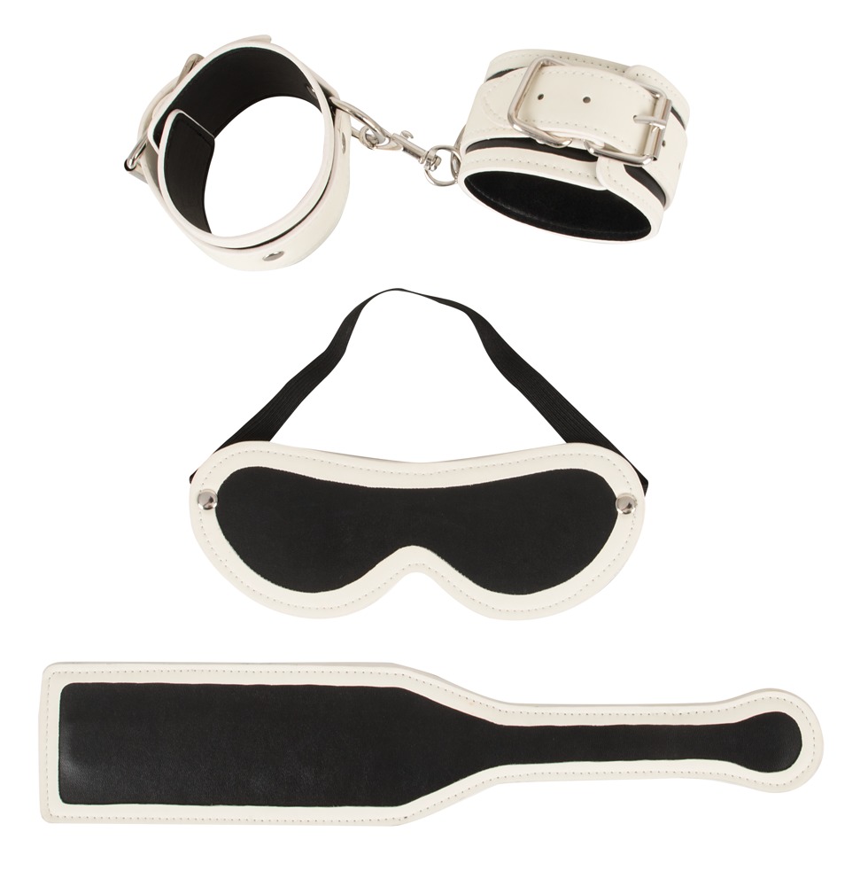 3-teiliges Fetisch-Set „Glow in the Dark“