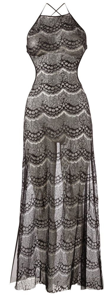Kleid aus Spitze und Tüll