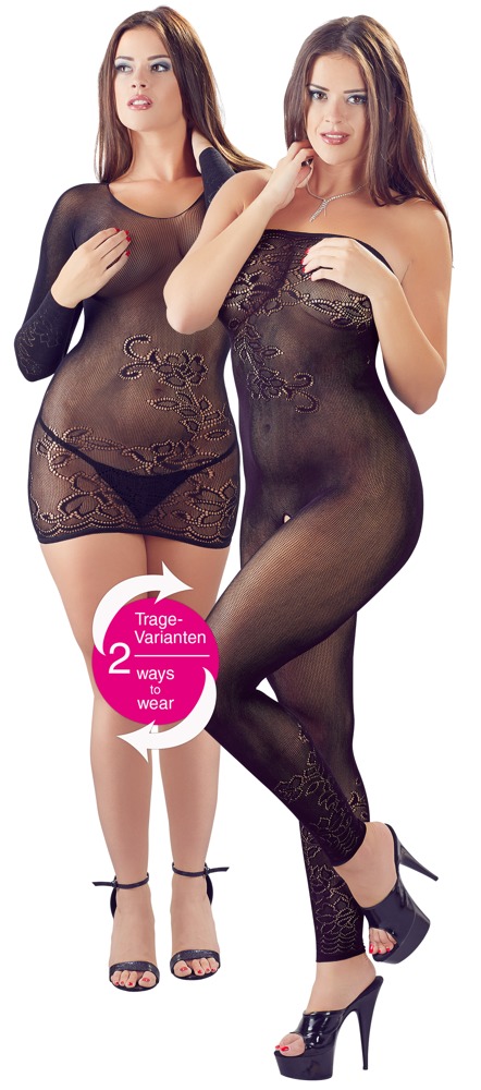 Minikleid, auch als Catsuit ouvert tragbar