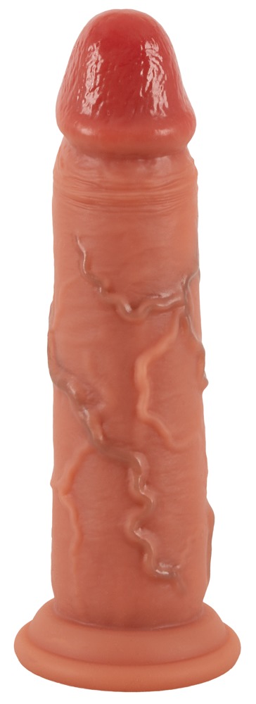 Naturdildo „Real Skin“ mit Saugfuß