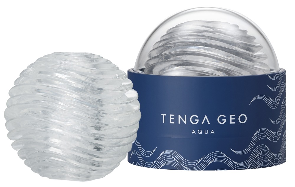 Masturbator „GEO AQUA“ mit sanfter Wellenstruktur