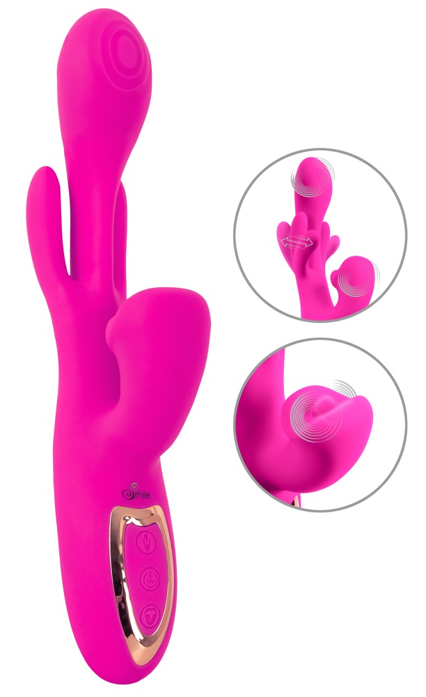 Rabbitvibrator „Dual Swing“ mit Nodding-Arms